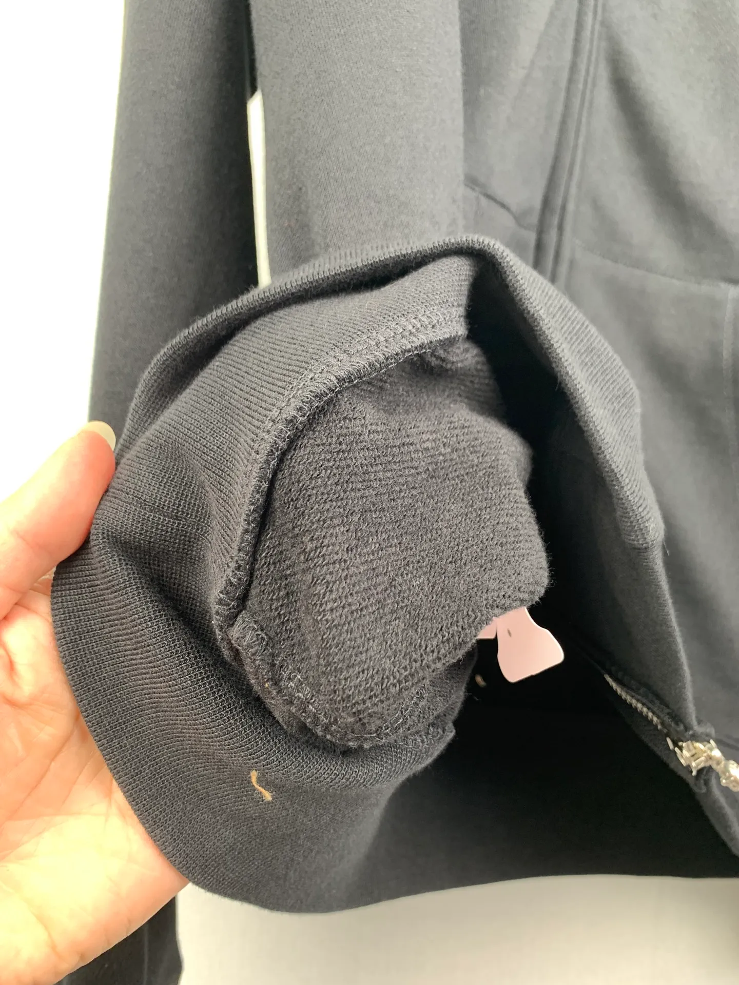 P480 Chrome Hearts 25SS solid color hooded embroidered letter sweatshirt, genuine product purchased and developed by 22939, 420g 100% cotton combed cotton fabric, 440g 1*1 matching high-end fashion brand rib, fabric wash, imported embroidery, customized 1:1 leather strip, customized 1:1 nameplate, customized 1:1 zipper, customized 1:1 trademark, loose version Size: S M L